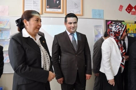 İlk ziyaretçileri Selamoğlu oldu