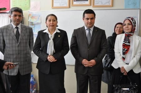 İlk ziyaretçileri Selamoğlu oldu