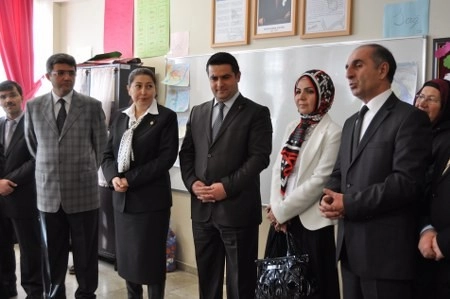 İlk ziyaretçileri Selamoğlu oldu