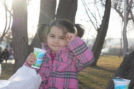 Vatandaşlar güneşli havanın tadını çıkardı