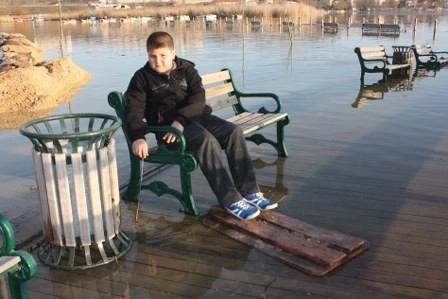 Çay Bahçesi de sular altında kaldı