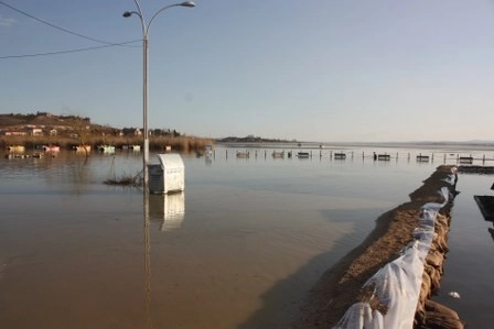 Çay Bahçesi de sular altında kaldı