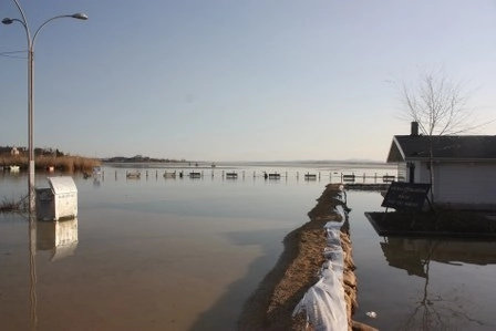 Çay Bahçesi de sular altında kaldı