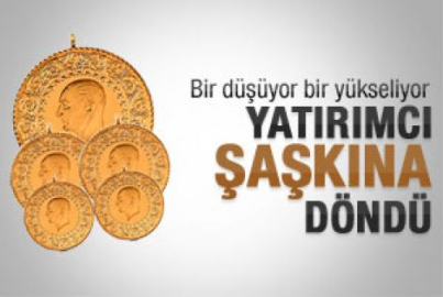 Altın yatırımcının başını döndürdü 