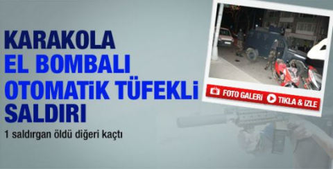 İstinye Karakolu'na silahlı saldırı