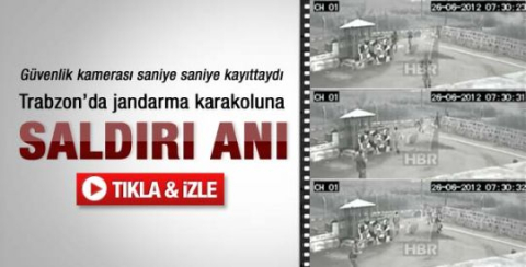 Trabzon'da saldırı anı-izleyin