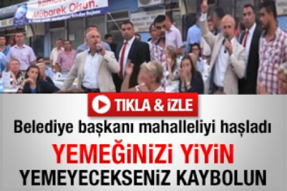 Belediye başkanından vatandaşa: Susun lan - Video