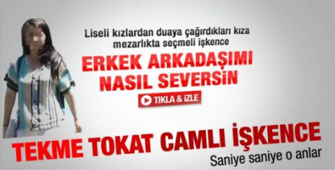 Liseli kıza yapılan işkencenin görüntüleri 