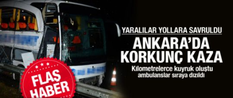 Ankara'da Zincirleme Kaza