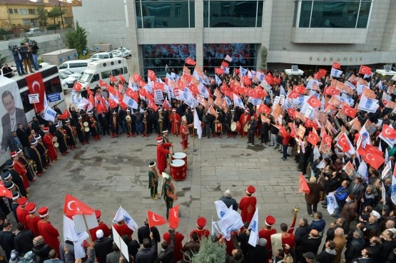 Gökçek'i mehterle karşıladılar