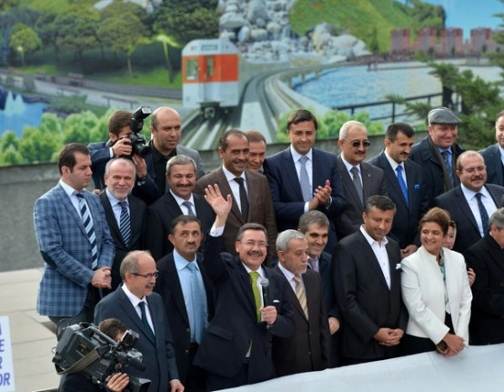 Gökçek'i mehterle karşıladılar