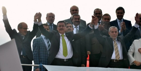 Gökçek'i mehterle karşıladılar