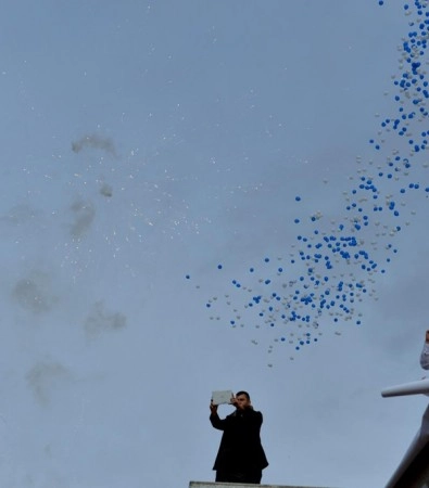 Gökçek'i mehterle karşıladılar