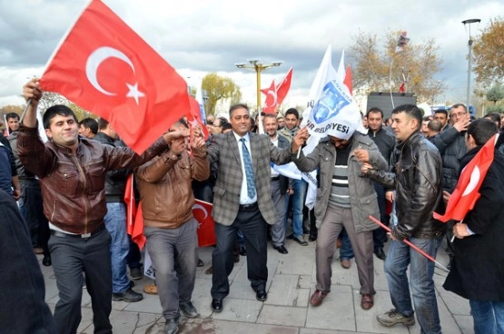 Gökçek'i mehterle karşıladılar