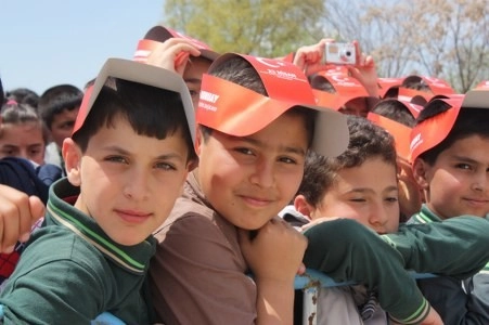 Gölbaşı'nda çocukların 23 Nisan coşkusu