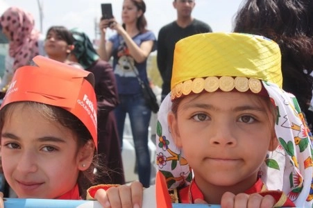 Gölbaşı'nda çocukların 23 Nisan coşkusu