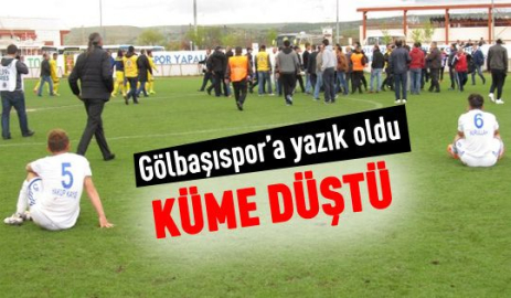 Gölbaşıspor küme düştü