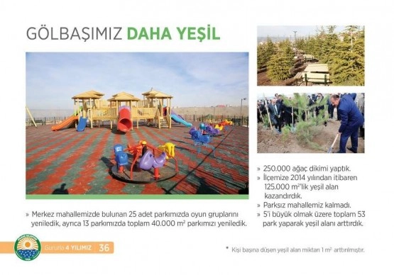 Gölbaşı Belediyesi 4. hizmet yılı