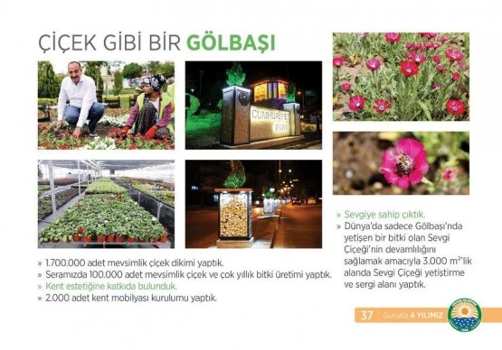 Gölbaşı Belediyesi 4. hizmet yılı