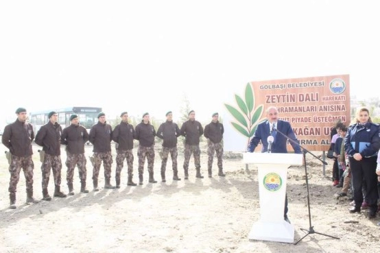 Afrin şehitlerinin adı Gölbaşı'nda yaşayacak