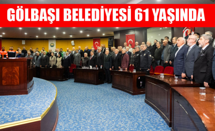 GÖLBAŞI BELEDİYESİ 61. YILINI COŞKUYLA KUTLADI