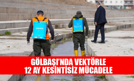 GÖLBAŞI’NDA VEKTÖRLE 12 AY KESİNTİSİZ MÜCADELE