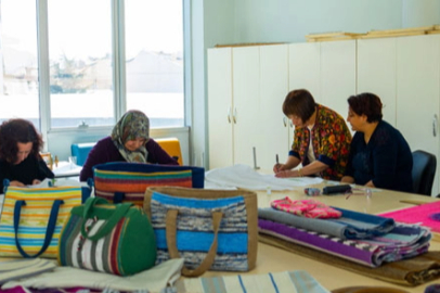 Gölbaşı'nda atıklar sanat dönüşüyor