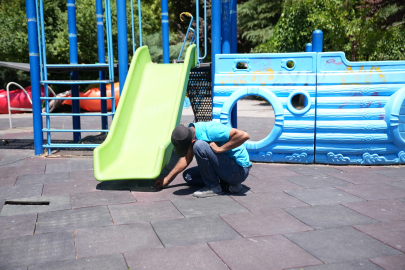 GÖLBAŞI’NIN PARKLARI YENİLENİYOR